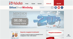 Desktop Screenshot of hada.hu