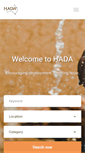 Mobile Screenshot of hada.org.au